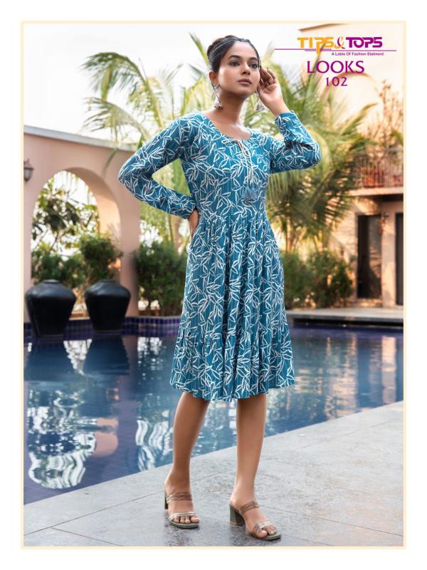 Tips And Tops Looks Vol 3 Designer Fancy Short Kurti Collection